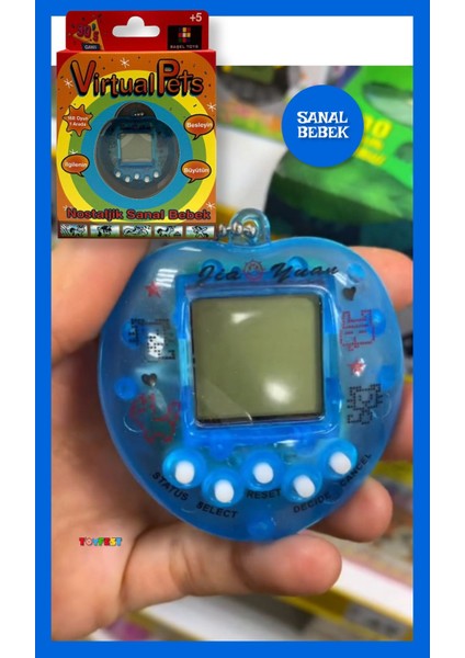 Nostaljik Sanal Bebek ( Virtual Pets ) - Kalp Mavi