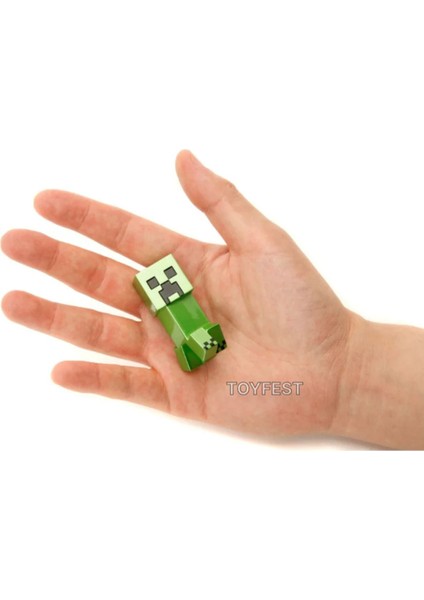 Jada Minecraft Metal Döküm Die - Cast Figür Karakterler - Creeper - 6.5 cm