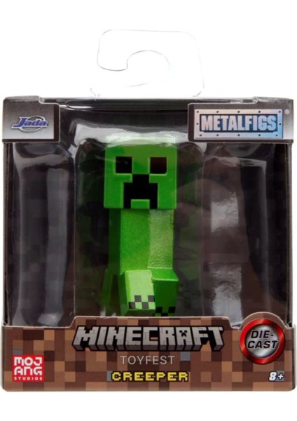 Jada Minecraft Metal Döküm Die - Cast Figür Karakterler - Creeper - 6.5 cm