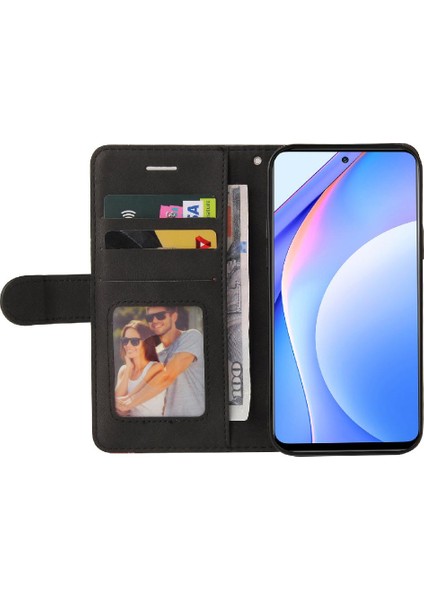 Xiaomi 10T Lite Için Kılıf Pu ile Iki Renkli Dikiş Kickstand Koruyucu (Yurt Dışından) fırsatları