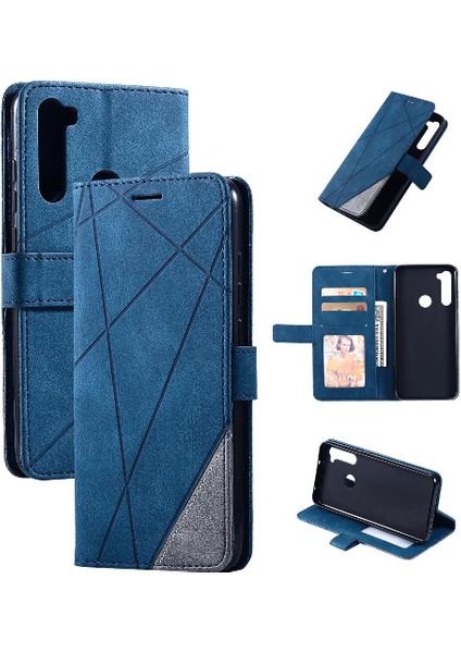 Xiaomi Redmi Not 8t Için Kılıf Cüzdan Çevir Folyo Kart Tutucu Kickstand Pu (Yurt Dışından)