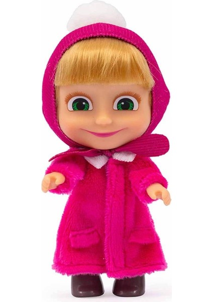 Masha And The Bear Masha ile Koca Ayı Çizgi Film Karakterlerinden 12 cm Masha Bebek- 1 Adet(Model 3)