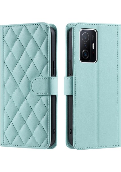 Telefon Kılıfı Için Xiaomi 11T/11T Pro Manyetik Kapak Folio Cüzdan El Kayışı (Yurt Dışından)