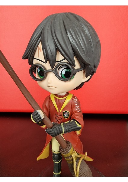 Harry Potter Süpürgeli Standlı Hediyelik Biblo Figür - Model 2 - 15CM