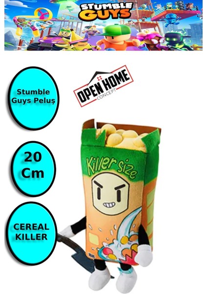 Stumble Guys 20 cm Peluş  - Cereal Kıller