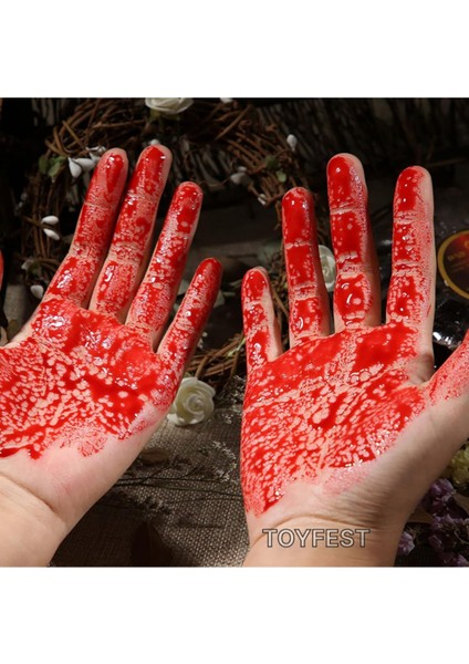 Parti & Tiyatro Kanı - Halloween Cadılar Bayramı 50 Gr. Yapay Vampir Dracula Yapay Kan Boya - 2 Adet