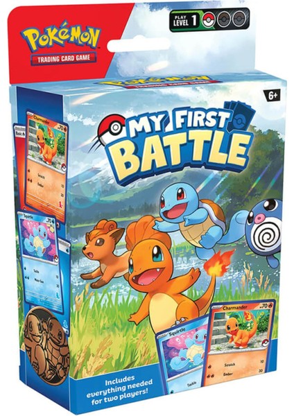My First Battle Deck - Charmander + Squirtle - 34 Kartlık 2 Kişilik Pokemon Oyun Seti indirimleri