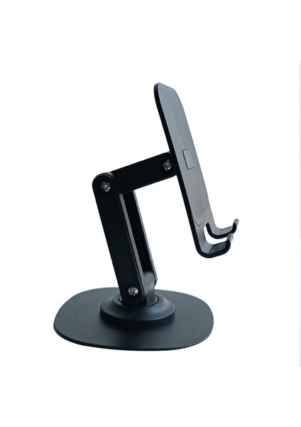 Zr520 360 Dönerli Katlanabilir Masaüstü Metal Telefon Tutucu Stand
