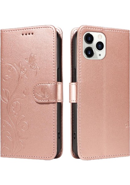 IPhone 11 Pro Max Cüzdan Telefon Kılıfı ve El ile Kart Yuvası (Yurt Dışından)