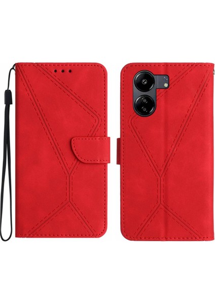Redmi Redmi 4g Için Kılıf Yüksek Kalite Tpu Dikiş Kabartmalı Yumuşak Pu Deri (Yurt Dışından)