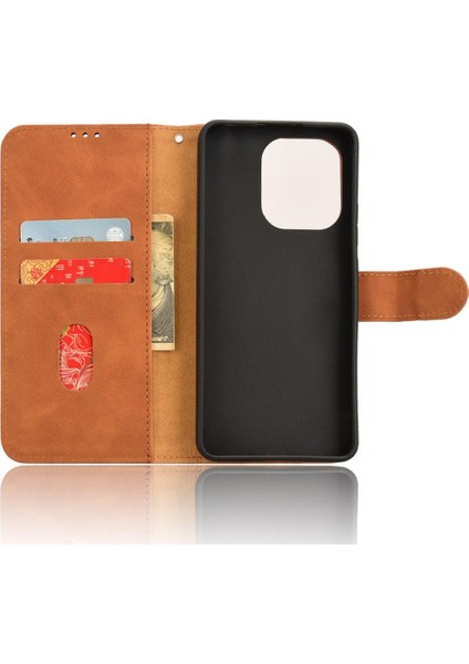 Xiaomi Redmi Için Not 13 4g Kart Tutucu Kickstand Deri Folio (Yurt Dışından)