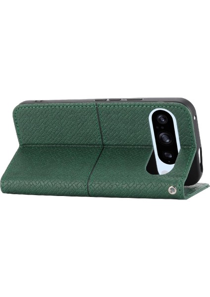 Google Piksel 9 Pro 5g Için Kılıf Pu Deri Kapak Flip Folio Kitap Kredi (Yurt Dışından)