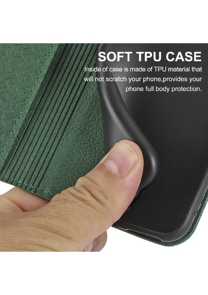 Google Piksel 9 Pro 5g Için Kılıf Pu Deri Kapak Flip Folio Kitap Kredi (Yurt Dışından)
