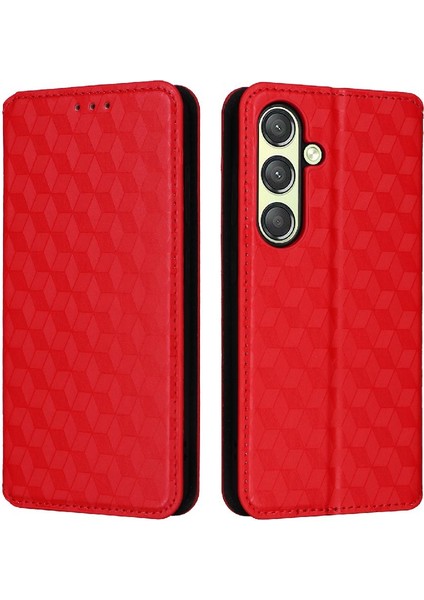 Samsung Galaxy S24 Kart Yuvaları Tutucu Pu Deri 3D Desen (Yurt Dışından) indirimleri