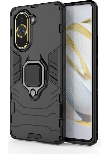 Huawei Nova 10 4g Için Kılıf 360 &deg; Dönen Halka Darbeye Kapak Kickstand (Yurt Dışından)