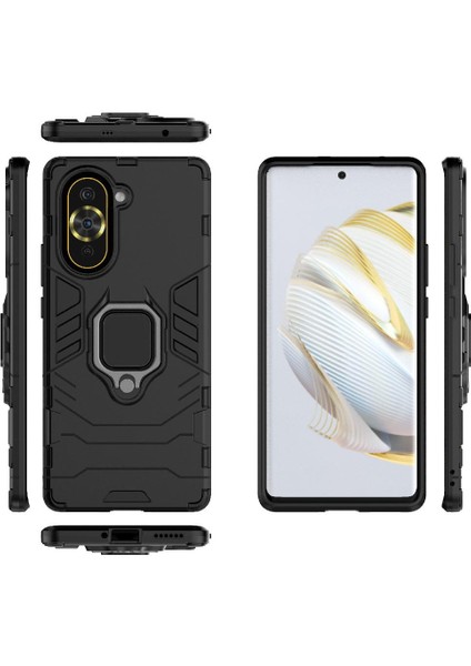Huawei Nova 10 4g Için Kılıf 360 &deg; Dönen Halka Darbeye Kapak Kickstand (Yurt Dışından) modelleri