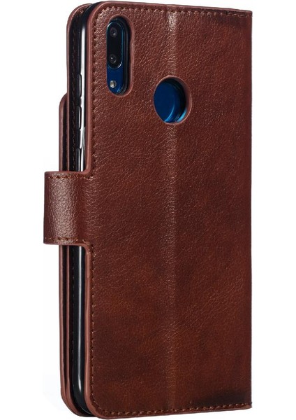 Huawei Huawei 2019 Pu Deri Cüzdan Manyetik 9 Kart Yuvaları Kickstand Için Kılıf (Yurt Dışından)