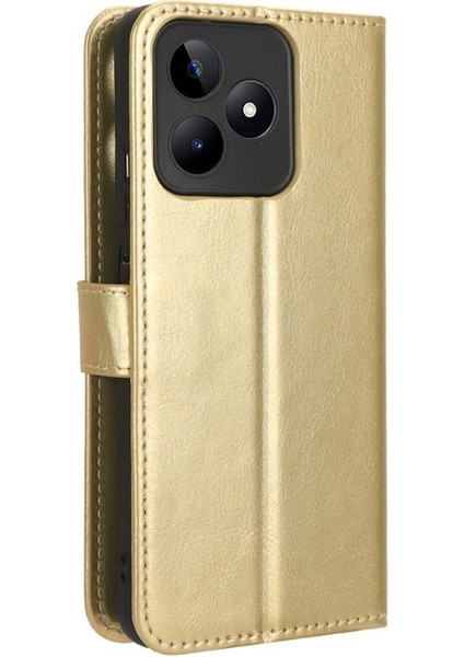 Realme C51 4g Kart Tutucu Manyetik Kapak Kapak Cüzdan Için Kılıf (Yurt Dışından)