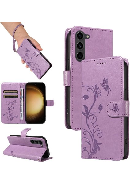 Samsung Galaxy S23 Artı El Kayışı ve Kart Yuvası Cüzdan (Yurt Dışından)