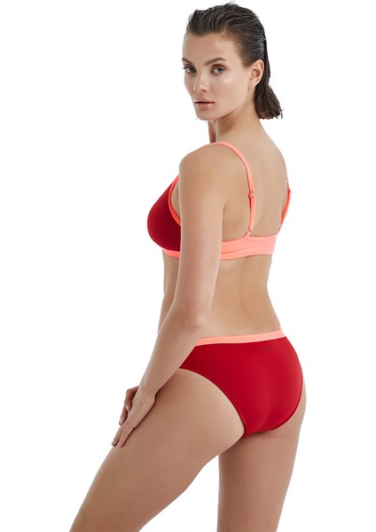 Kadın Bikini Üstü 10537 - Bordo