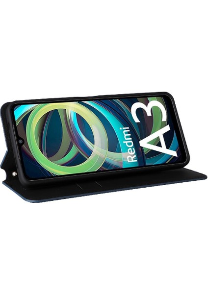 Xiaomi Redmi A3 Pu Deri 3D Desen Cüzdan Manyetik Kapatma (Yurt Dışından) indirimleri