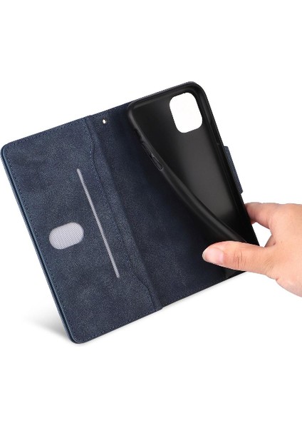 Iphone 11 Için Kılıf Pro Max Fermuar Cüzdan Kapak Kart Tutucu ile El Kayışı (Yurt Dışından)