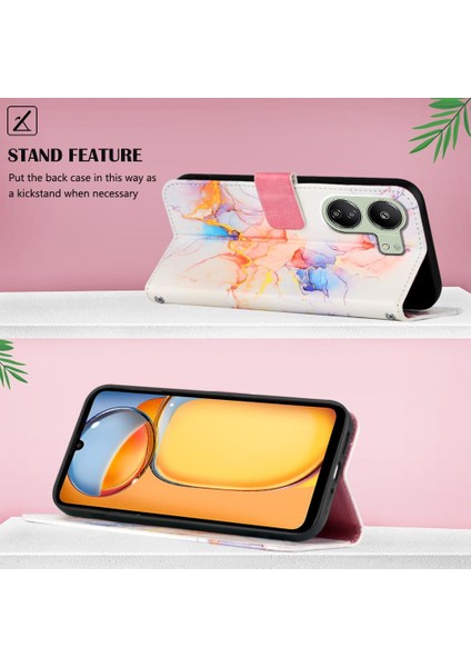Xiaomi Redmi Için Kılıf Redmi 4g Cüzdan Pu Deri Kickstand Mermer Desen (Yurt Dışından) indirimleri