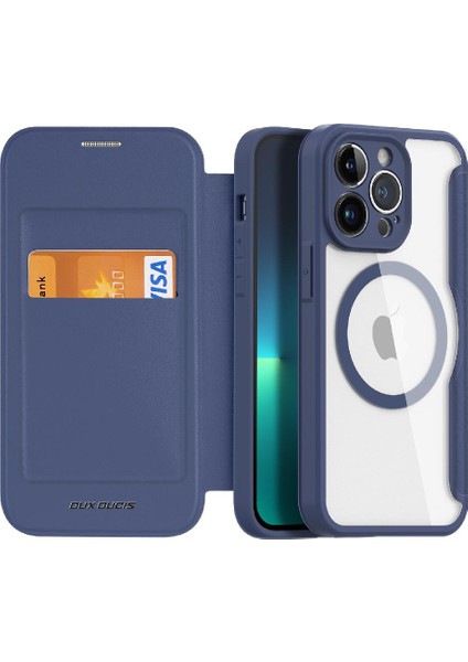 IPhone 13 Için Duducase Durumda Pro Darbeye Tam Koruyucu Kapak Folio Pu (Yurt Dışından)