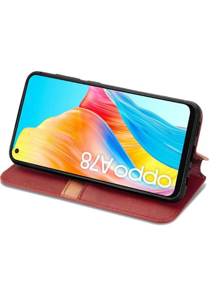 Oppo A78 4g Cüzdan Fonksiyonu Için Kılıf Deri Kılıf Zarif Iş Çevirme (Yurt Dışından) indirimleri