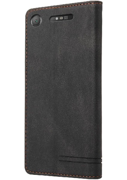 Sony Xperia Xperia Kickstand Iki Kart Yuvaları Premium Deri Için Kılıf (Yurt Dışından) indirimleri