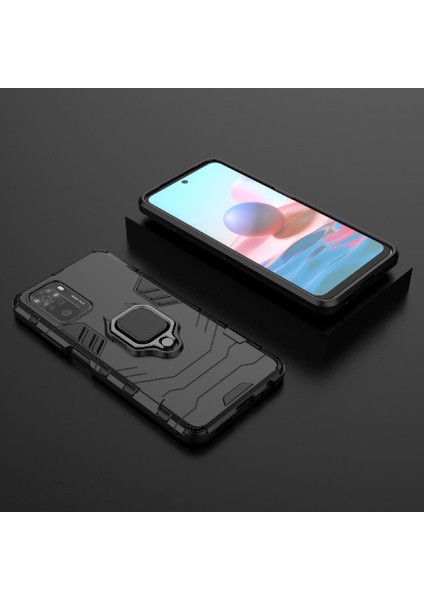 Xiaomi Redmi Not 10 4g Darbeye Kapak Için Kickstand Askeri Damla (Yurt Dışından) fiyatları