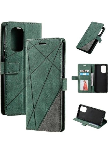 Xiaomi Poco F3 Pu Deri Manyetik Cüzdan Flip Folio Kart Tutucu (Yurt Dışından)