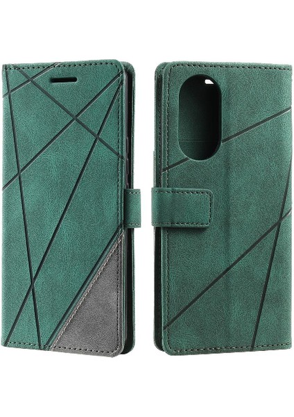 Oppo A17/A17K Manyetik Darbeye Cüzdan Flip Folio Pu Deri Için Kılıf (Yurt Dışından)