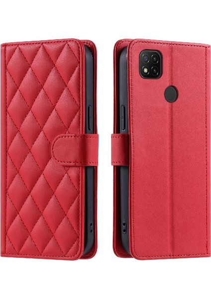 Telefon Kılıfı Için Xiaomi Redmi 10A Kart Yuvaları Tutucu Kafes El Kayışı Flip (Yurt Dışından)