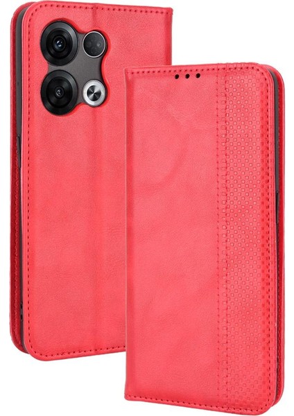 Oppo Oppo 8 Pro 5g Cüzdan Manyetik Kapatma Pu Deri Kılıf (Yurt Dışından)