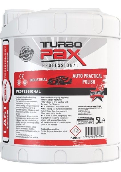 Oto Pratik Cila Sprey Uygulama 5 kg