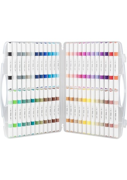 Acrylic Duo Marker Çift Uçlu Su Bazlı Akrilik Boyama Markörü Seti 48 Renk fiyatları