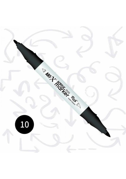 Acrylic Duo Marker Çift Uçlu Su Bazlı Akrilik Boyama Markörü Seti 48 Renk fırsatları