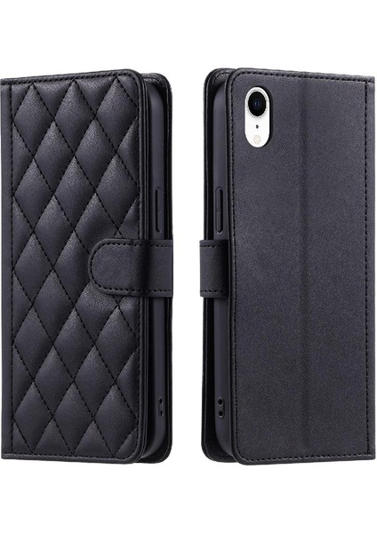 Iphone Xr El Kayışı Kart Yuvaları Tutucu Manyetik Kafes Için Telefon Kılıfı (Yurt Dışından)