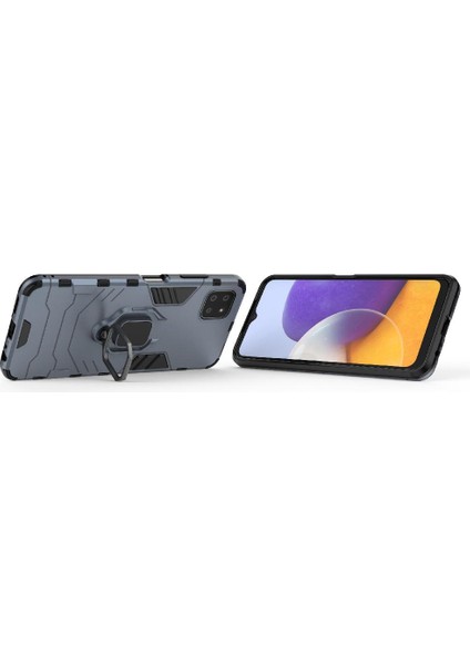 Samsung Galaxy A22 5g Kickstand Için Kılıf 360 &deg; Dönen Halka Darbeye Damla (Yurt Dışından) modelleri