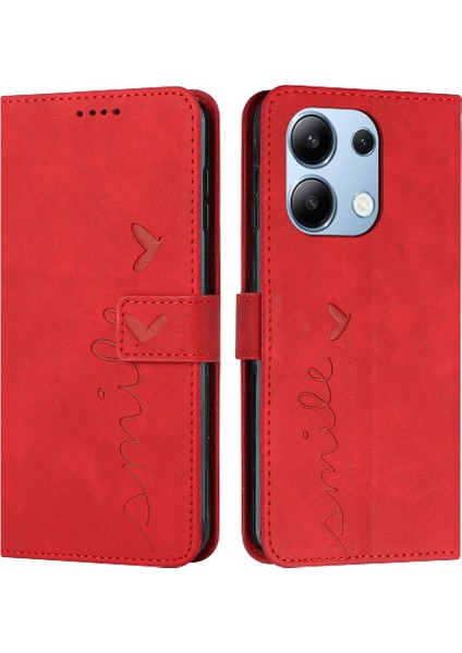 Xiaomi Redmi Için Not 13 4g Kart Ekleme Darbeye Kapak Kapak Pu (Yurt Dışından)