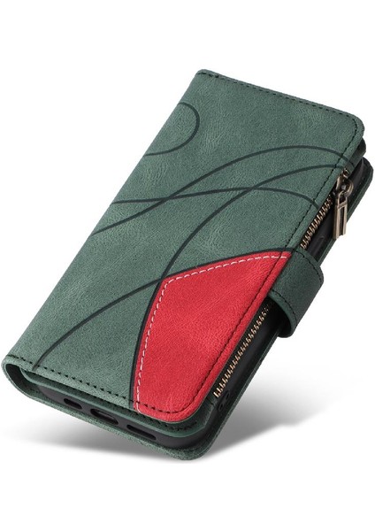 Sony Xperia 10 Iv Dokuz Kart Yuvaları Için Kılıf Fermuar Cüzdan Tarzı Iki Renkli (Yurt Dışından) fiyatları