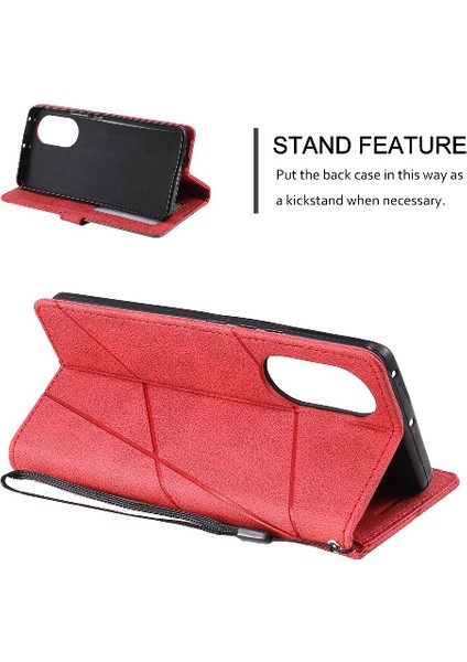 Oppo Oppo 8t 5g Kart Tutucu Için Kılıf Kickstand Cüzdan Flip Folio Manyetik (Yurt Dışından) modelleri