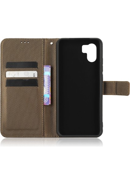 Xiaomi Redmi A1 Kart Tutucu Manyetik Cüzdan Kapak Kickstand Için Kılıf (Yurt Dışından)