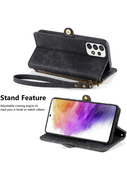 Samsung Galaxy A73 5g Darbeye Kapak Kapak Basit Iş Için Flip Case (Yurt Dışından) fırsatları