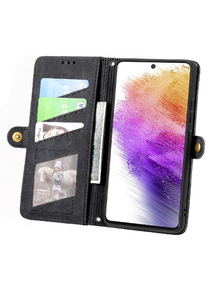 Samsung Galaxy A73 5g Darbeye Kapak Kapak Basit Iş Için Flip Case (Yurt Dışından) indirimleri