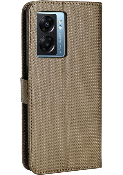 Oppo A57 5g Kickstand Manyetik Cüzdan Kart Tutucu Kapak Için Kılıf (Yurt Dışından)