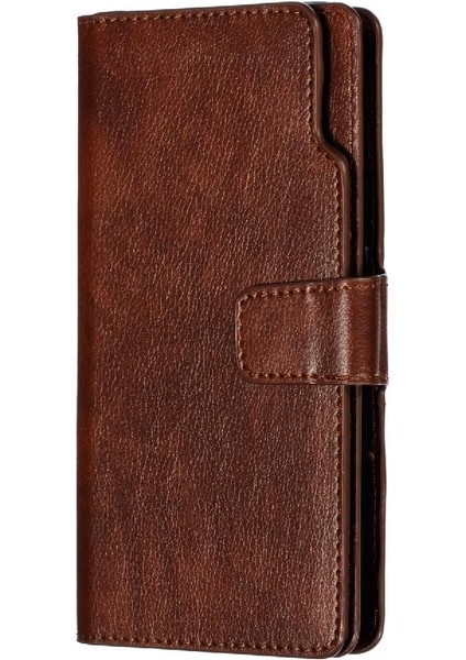 Samsung Galaxy A80 Kickstand Manyetik Pu Deri Cüzdan 9 Kart (Yurt Dışından)