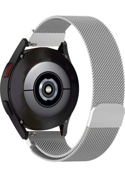 Huawei Watch Gt3 Pro 46MM ile Uyumlu Kordon Hasır Metal Örgü Mıknatıslı Milano Kayış