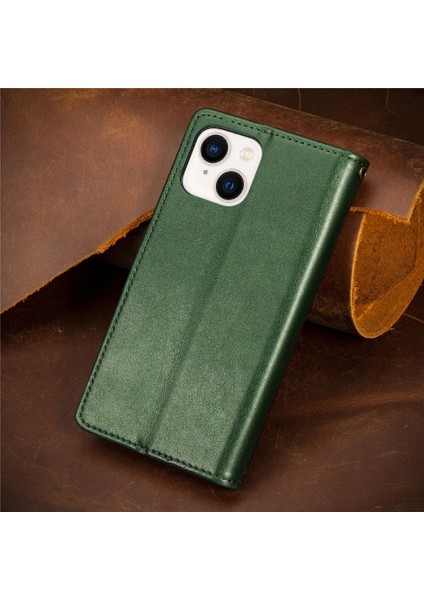 IPhone 14 Için Kılıf Artı Deri Çanta Zarif Iş Moda Tasarımı (Yurt Dışından)